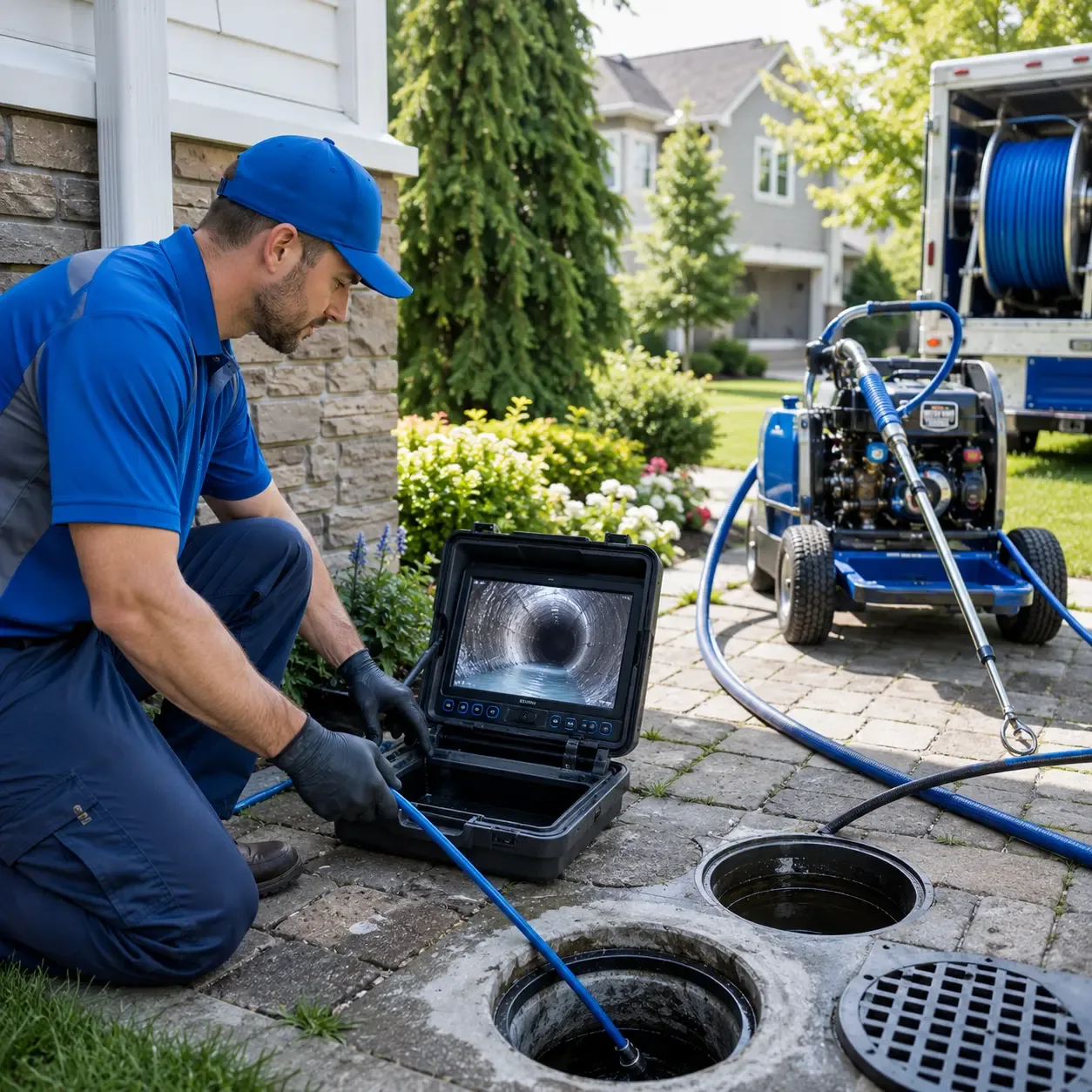 Outdoor drain cleaning professionals serving Lucas, OH