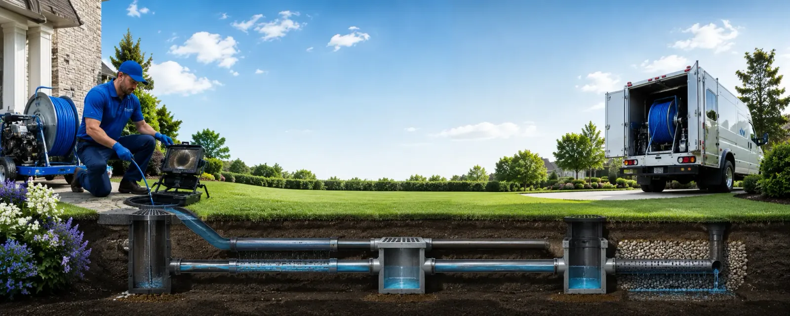 Outdoor drain cleaning information for Lucas, OH